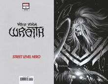 Load image into Gallery viewer, Web of Venom Wraith #1 Kirkham Black and White VIRGIN APP EXCLUSIVE