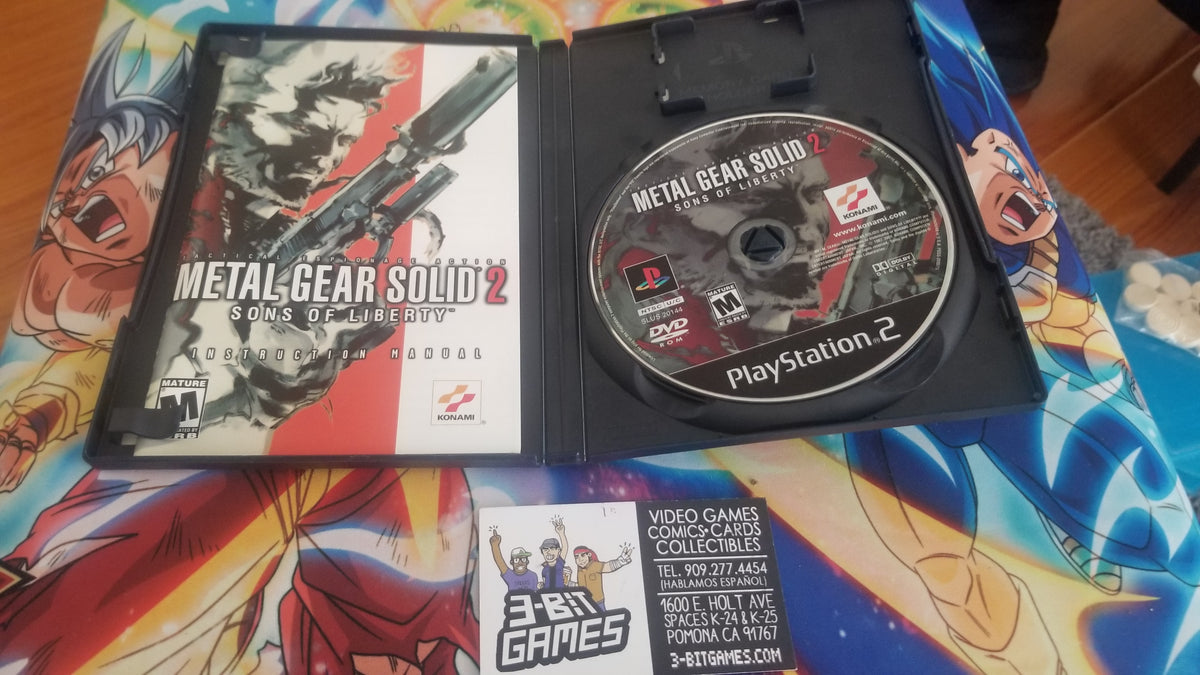 metal gear solid ps2 rom Metal Gear Solid 2 Sons of Liberty PS2 – 3-Bit Games