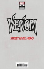 Load image into Gallery viewer, Venom #26 Street Level Hero Exclusive Ink Variant Cover by Tyler Kirkham