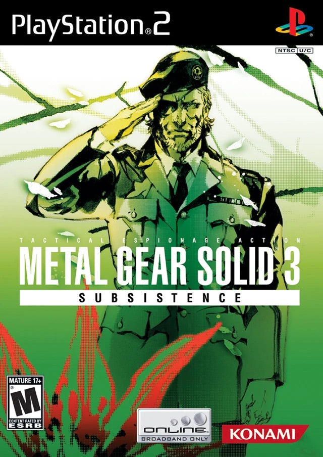 Metal Gear Solid 3 Subsistence PS2