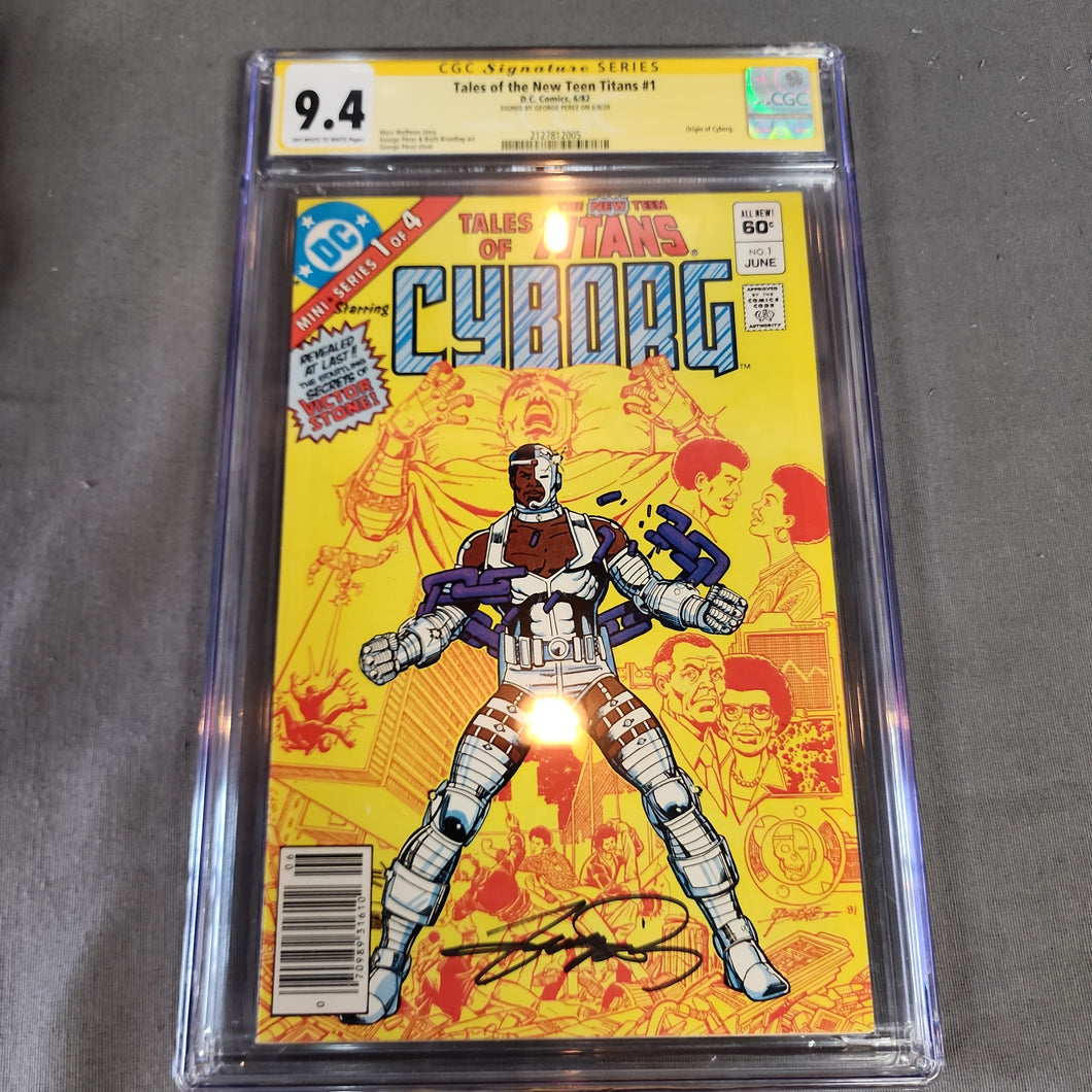 Tales of Teen Titans: Cyborg 1 of 4 CGC 9.4 SS