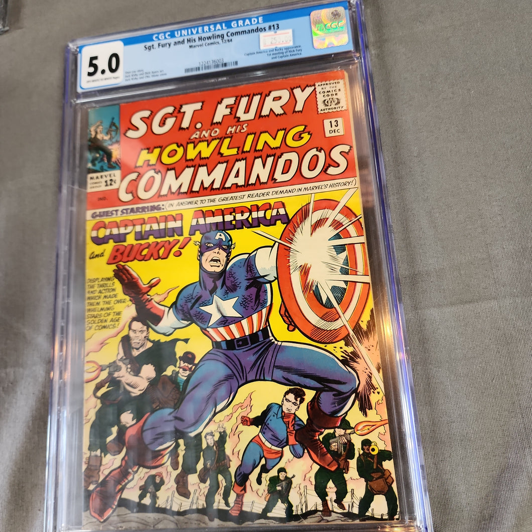 Sgt Fury and His Howling Commandos #13 CGC 5.0