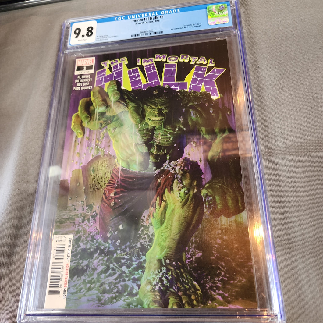 Imortal Hulk #1 CGC 9.8