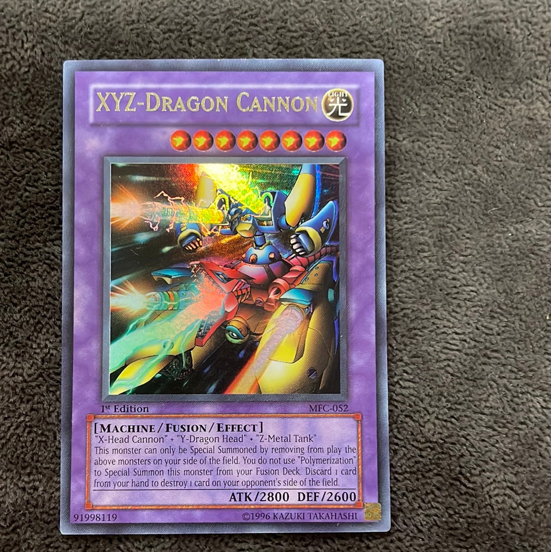 YuGiOh Magician's Force Ultra Rare XYZ-Dragon Cannon MFC-052 YuGiOh Magician's Force Ultra Rare XYZ-Dragon Cannon MFC-052