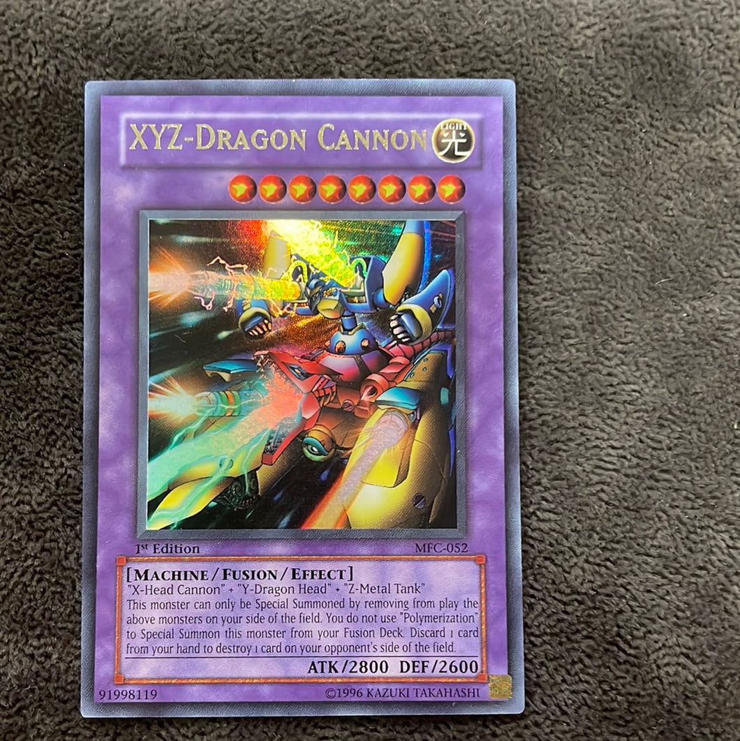 yugioh xyz dragon cards YuGiOh Magician's Force Ultra Rare XYZ-Dragon Cannon MFC-052
