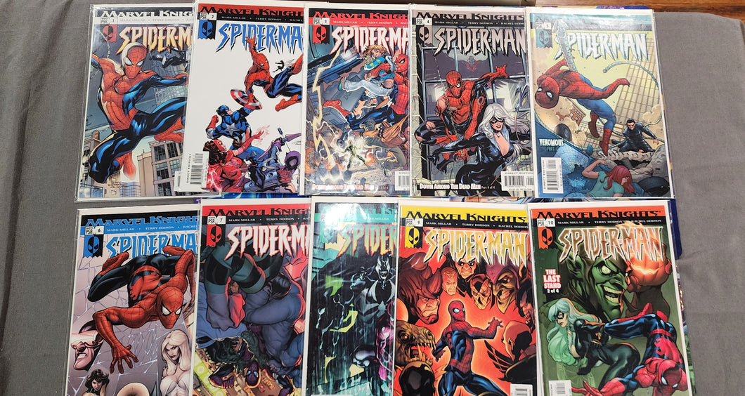 Marvel Knights Spider-man 1-10 SET COMICS DTP