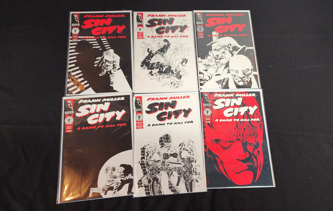 SIN CITY 1-6 COMPLETE COMICS SET