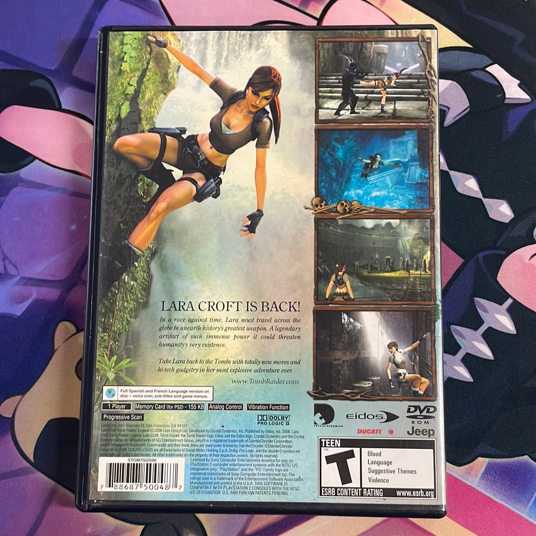Lara Croft Tomb raider legend ps2 DTP 3 Bit Games