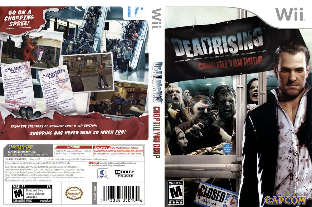 Dead Rising Chop Till You Drop WII