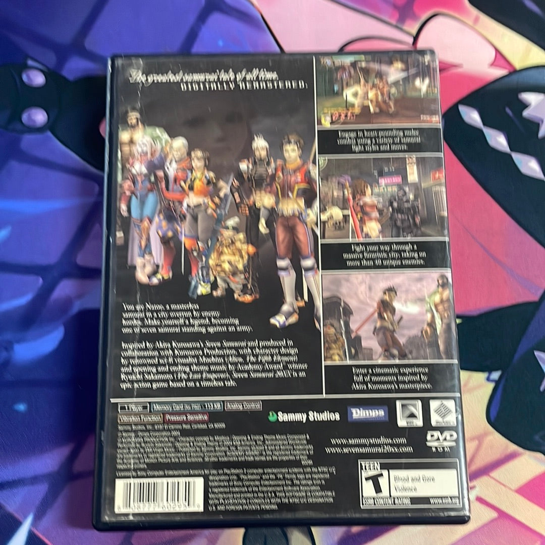 Seven samurai 20XX ps2 DTP – 3-Bit Games