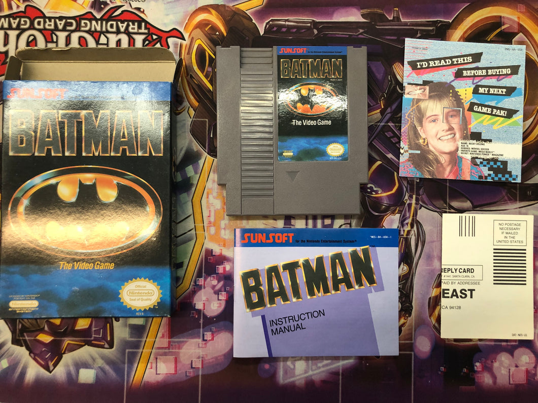 Batman NES DTP C.I.B.