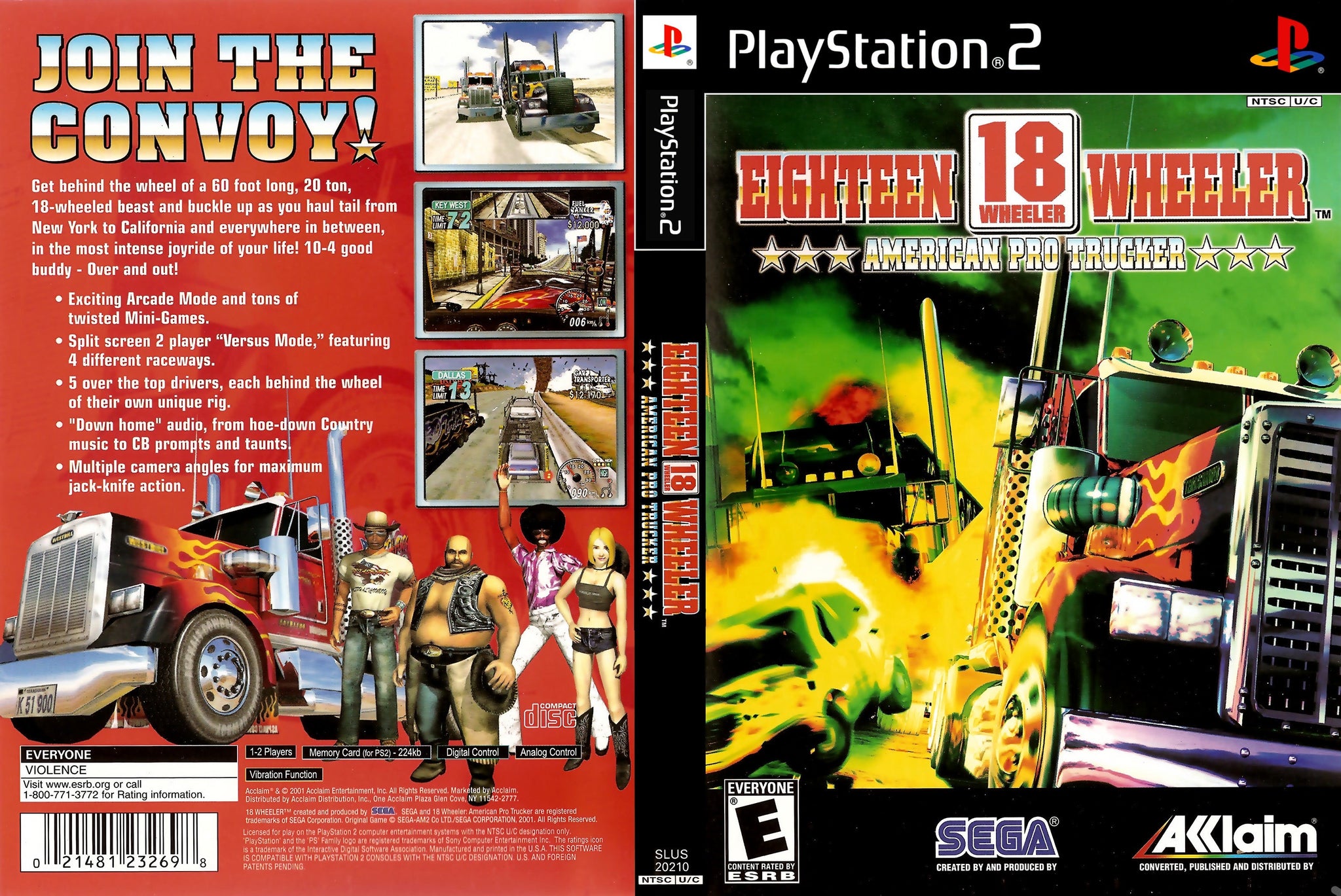 18 Wheeler American Pro Trucker PS2 – 3-Bit Games