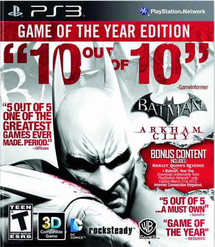 Batman Arkham City PS3 DTP