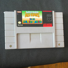 Load image into Gallery viewer, Super Mario allstars + Super Mario World SNES DTP

