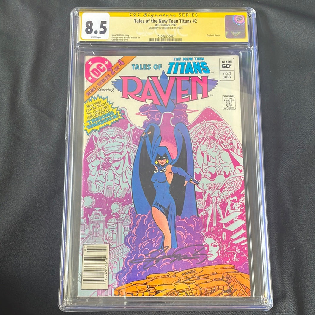 Tales of The new titans Raven CGC 8.5