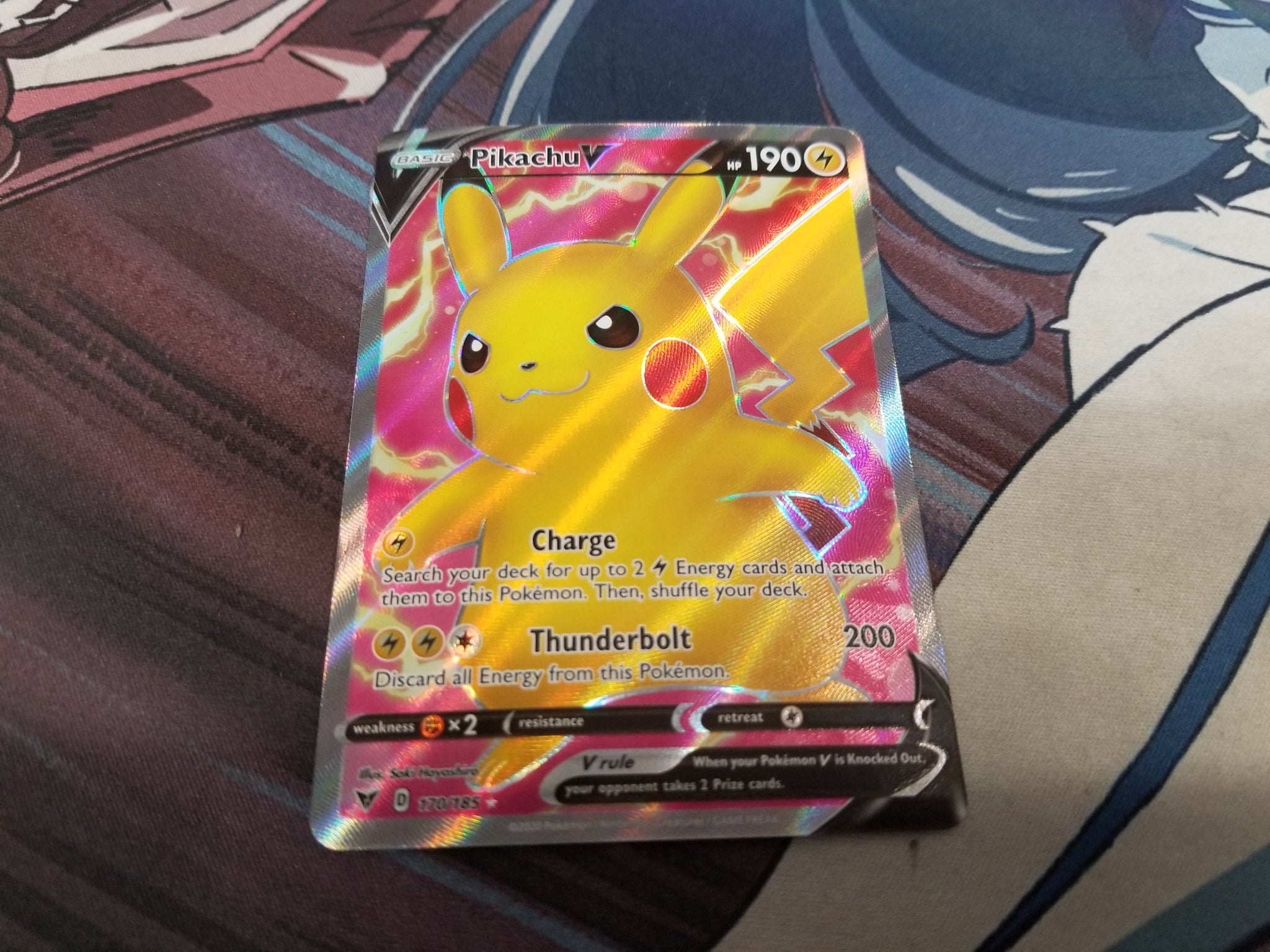 Pikachu V PINK 170/185 (Full Art) Vivid Voltage