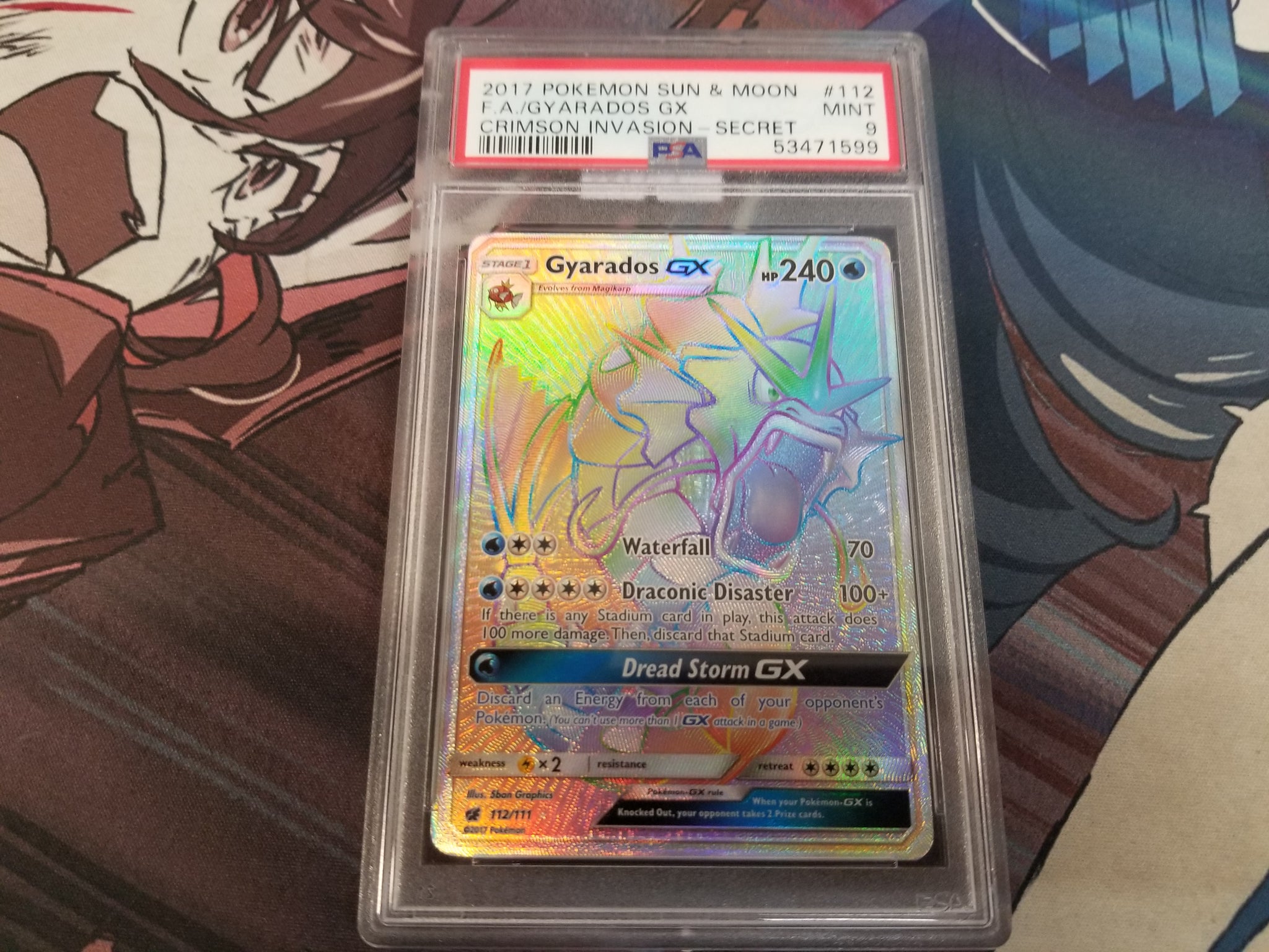 Gyarados GX 112 PSA 9 secret rare – 3-Bit Games
