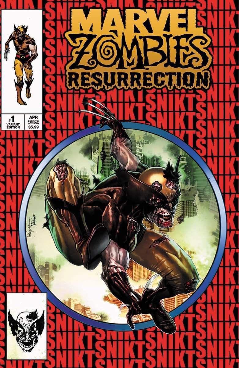Marvel Zombies Resurrection #1 Mico Suayan TRADE Cover