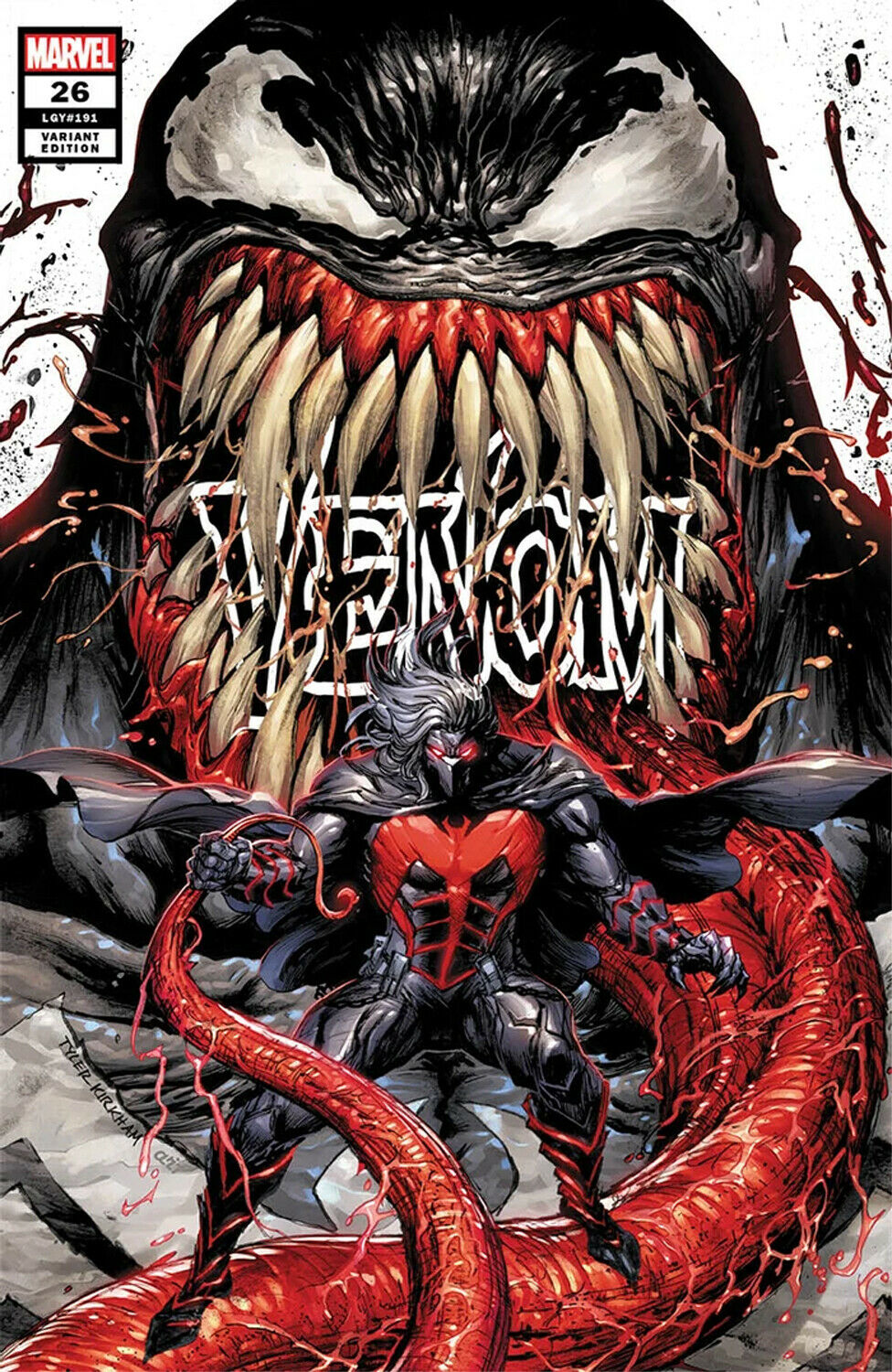 Venom #26 Trade Dress Cover D Variant by Tyler Kirkham 7.21.20