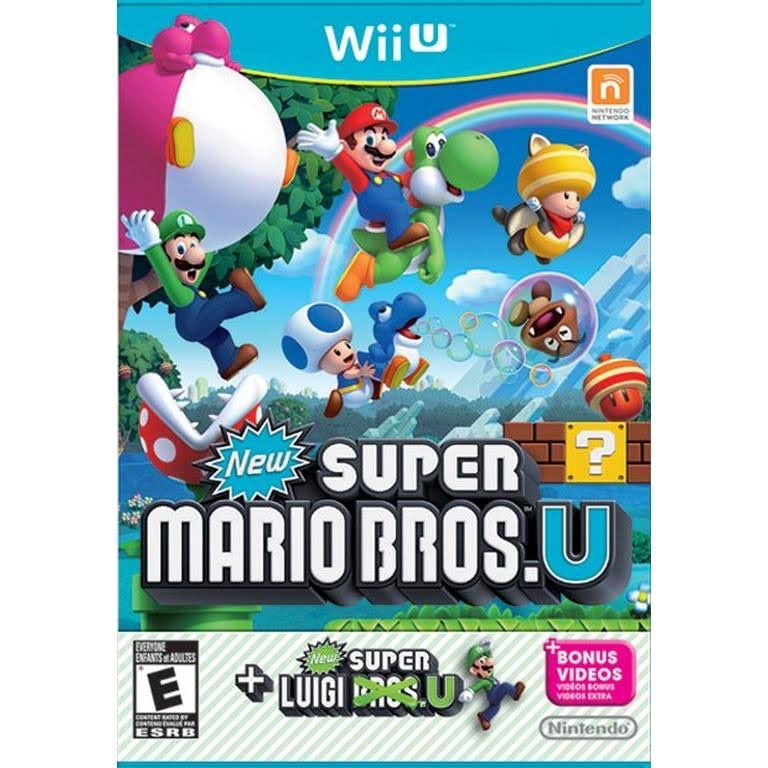 New Super Mario Bros U & New Super Luigi U WII U DTP