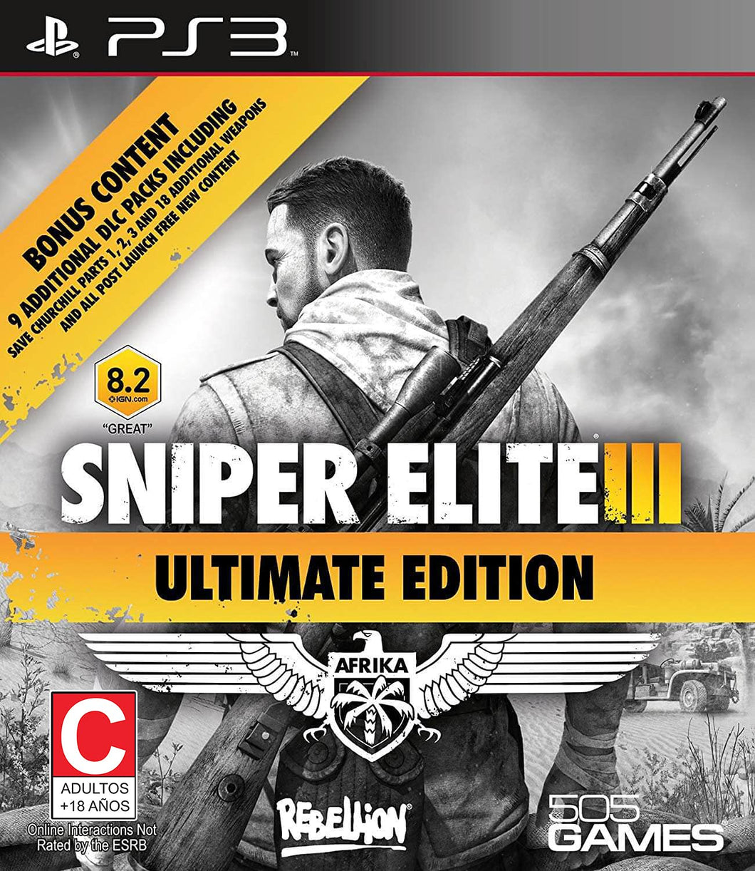 Sniper Elite 3 Ultimate Edition PS3 DTP