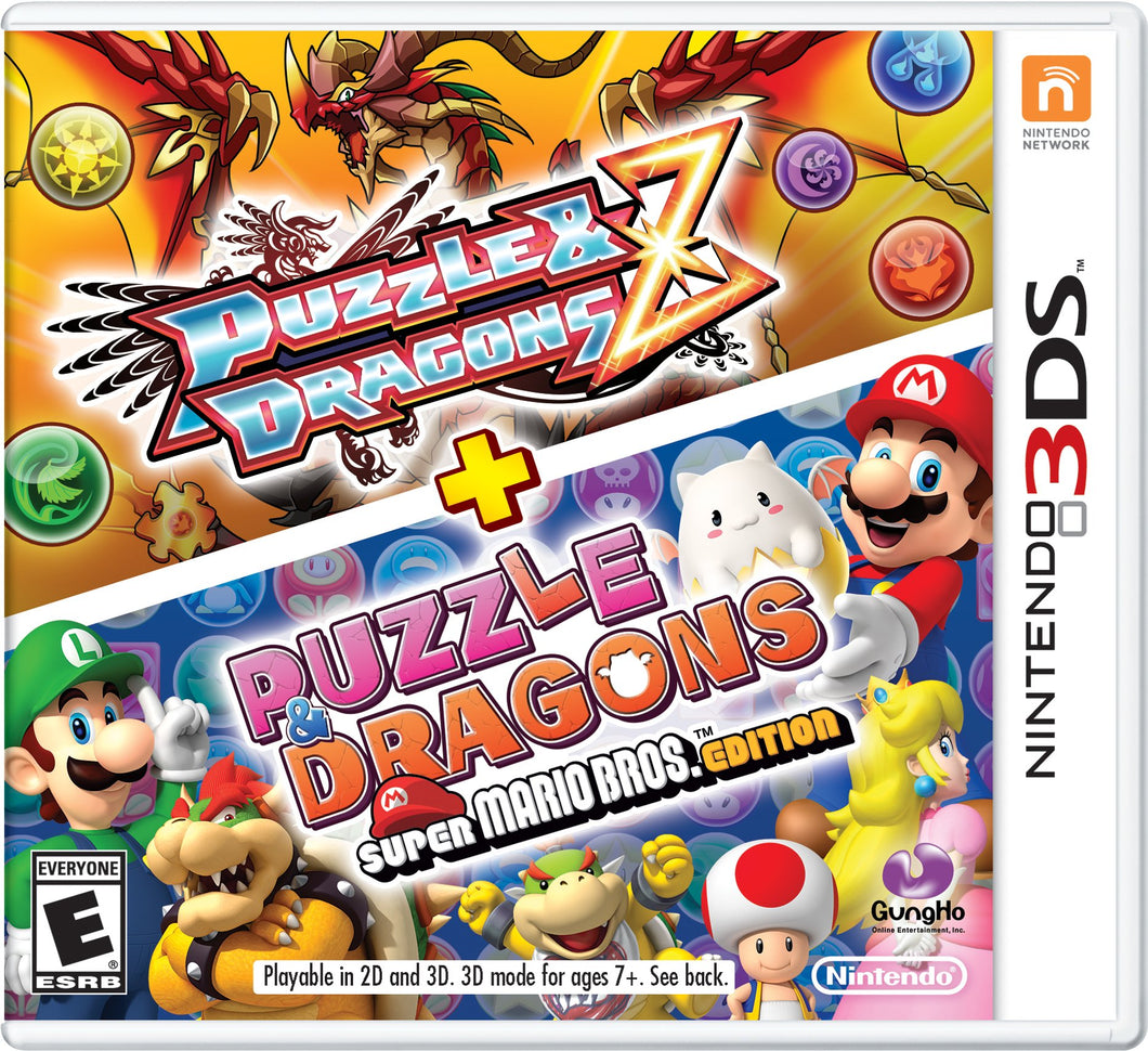 Puzzle Dragons Z + Super Mario Bros Edition N3DS